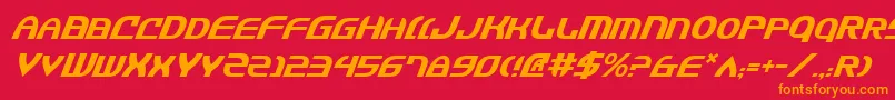 More about Jannv2i Font Jannv2i Font – Orange Fonts on Red Background