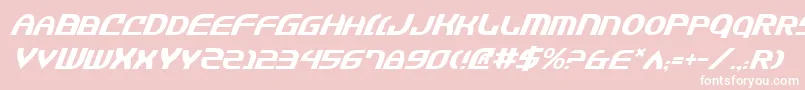 Jannv2i Font – White Fonts on Pink Background