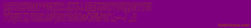 More about Hawkmoonshadow Font Hawkmoonshadow Font – Brown Fonts on Purple Background