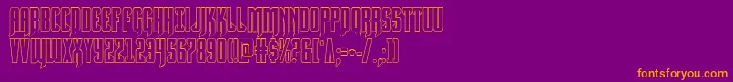 More about Hawkmoonshadow Font Hawkmoonshadow Font – Orange Fonts on Purple Background