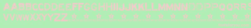 Acidl Font – Pink Fonts on Green Background