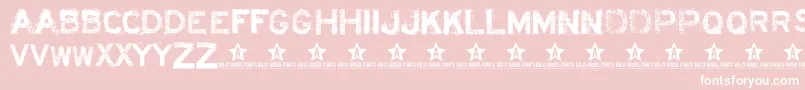 Acidl Font – White Fonts on Pink Background