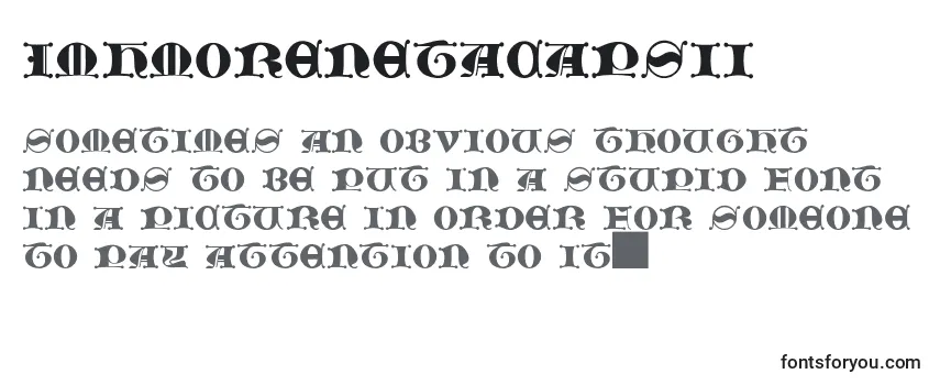Schriftart JmhMorenetaCapsIi (104096)
