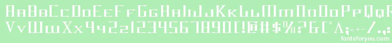 Darkwv2 Font – White Fonts on Green Background