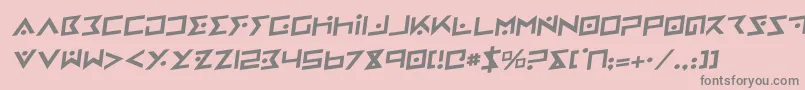 More about Ironcobraro Font Ironcobraro Font – Gray Fonts on Pink Background