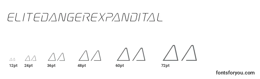 Elitedangerexpandital Font Sizes