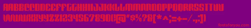 Weitere Informationen zur RedfordBv-Schriftart RedfordBv-Schriftart – Rote Schriften auf violettem Hintergrund