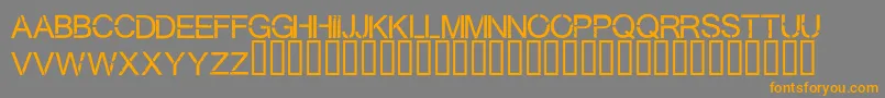 Weitere Informationen zur Virtualbliss-Schriftart Virtualbliss-Schriftart – Orangefarbene Schriften auf grauem Hintergrund