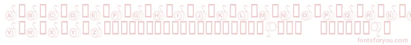 KrYoyo Font – Pink Fonts on White Background