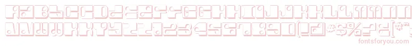 Шрифт ForeShadow – розовые шрифты