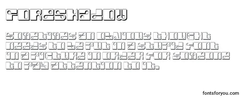 ForeShadow Font