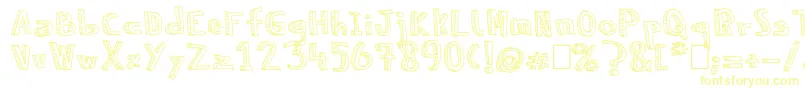 NeneWenoReliev Font – Yellow Fonts