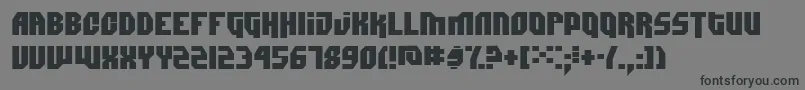 Dimitri ffy Font – Black Fonts on Gray Background