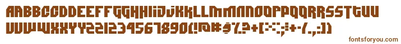 Шрифт Dimitri ffy – коричневые шрифты на белом фоне
