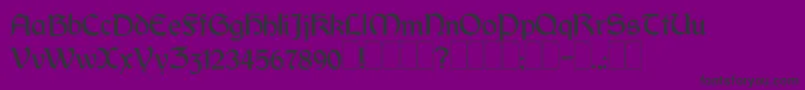 Saiba mais sobre a fonte Dundalk Fonte Dundalk – fontes pretas em um fundo violeta