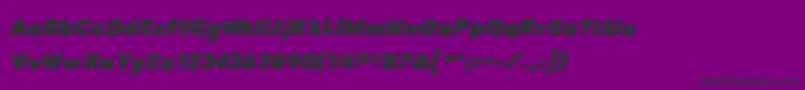 CrimewaveBbItalic Font – Black Fonts on Purple Background