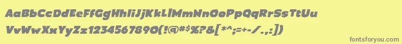 More about CrimewaveBbItalic Font CrimewaveBbItalic Font – Gray Fonts on Yellow Background