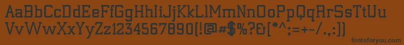 Шрифт ElectrumadfexpBold – чёрные шрифты на коричневом фоне