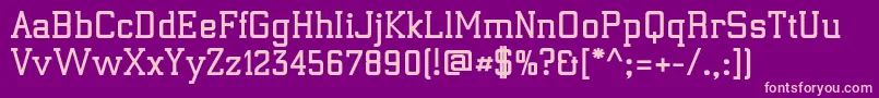 ElectrumadfexpBold Font – Pink Fonts on Purple Background