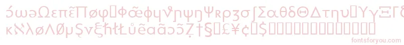 フォントHeytta – 白い背景にピンクのフォント