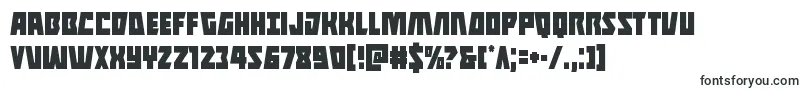Шрифт Halfshellherocond – многолинейные шрифты