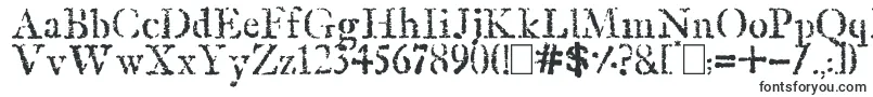 OldRubberStamp Font – New Fonts