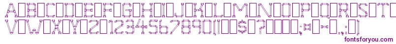 PipeDream Font – Purple Fonts on White Background