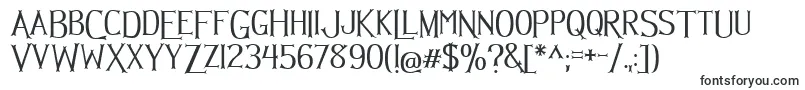 Шрифт Hellmuth – формы шрифтов