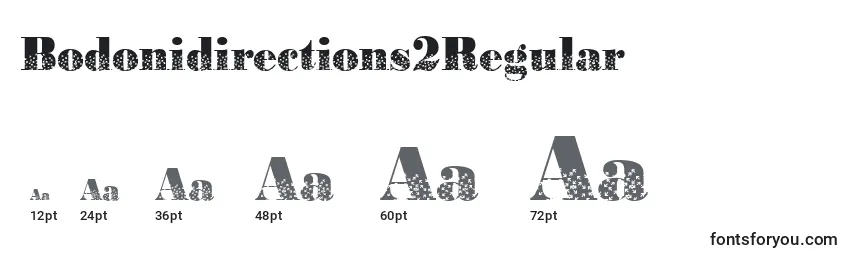 Bodonidirections2Regular Font Sizes