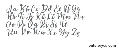 BreettyItalic-fontti