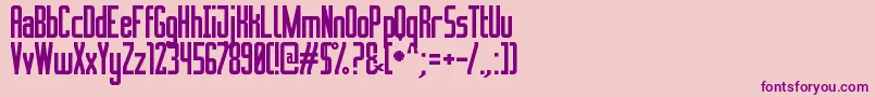 Weitere Informationen zur NovationBoxSt-Schriftart NovationBoxSt-Schriftart – Violette Schriften auf rosa Hintergrund