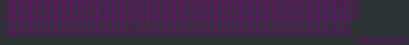 Uz200000-Schriftart – Violette Schriften auf schwarzem Hintergrund