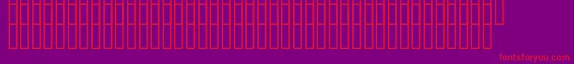 Uz200000 Font – Red Fonts on Purple Background