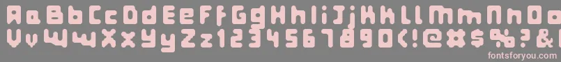 FatPixels Font – Pink Fonts on Gray Background