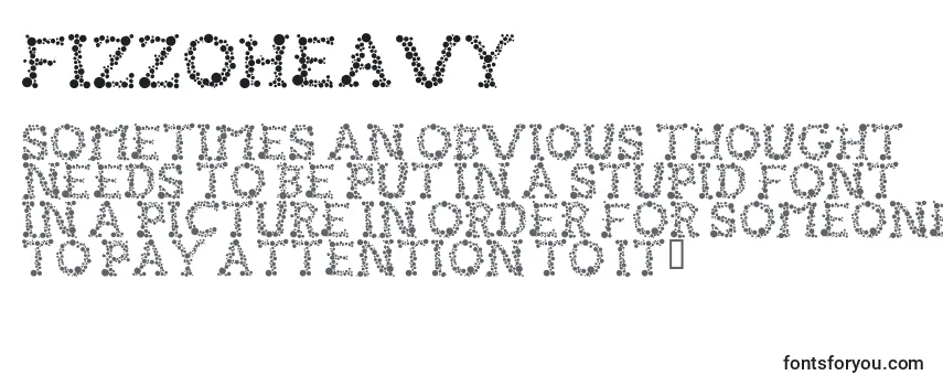 FizzoHeavy (104195) フォントのレビュー