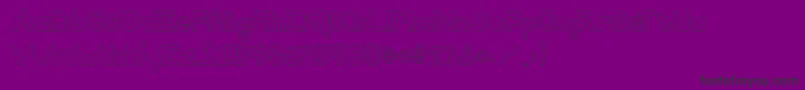 2peasMegablock Font – Black Fonts on Purple Background