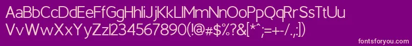 Berlin-Schriftart – Rosa Schriften auf violettem Hintergrund