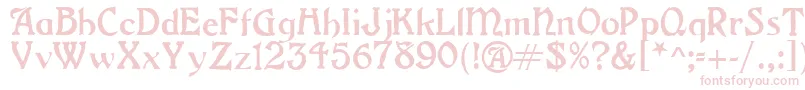 GrangeRegular Font – Pink Fonts on White Background