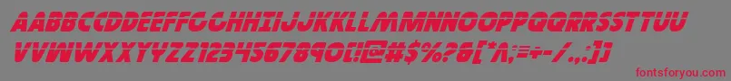 Governorlaserital Font – Red Fonts on Gray Background