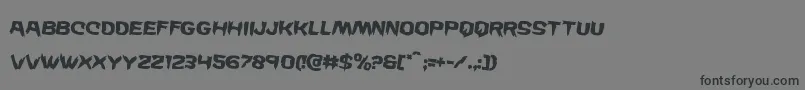Wickermanrotate2 Font – Black Fonts on Gray Background
