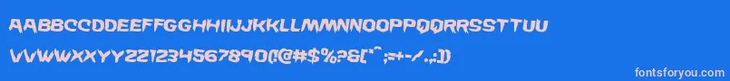 More about Wickermanrotate2 Font Wickermanrotate2 Font – Pink Fonts on Blue Background