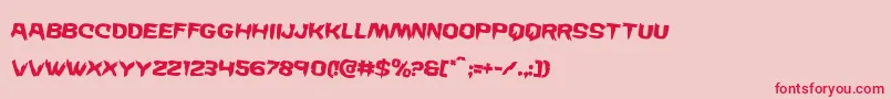 Wickermanrotate2 Font – Red Fonts on Pink Background