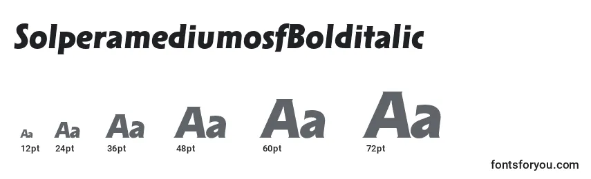 SolperamediumosfBolditalic Font Sizes