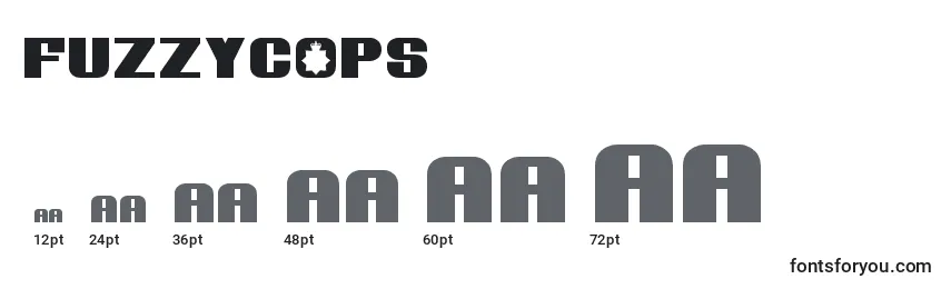 FuzzyCops Font Sizes