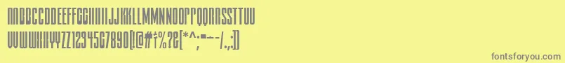 Więcej informacji o czcionce FtyDeliriumNcv Czcionka FtyDeliriumNcv – szare czcionki na żółtym tle