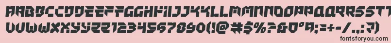 Tokyodriftersemital Font – Black Fonts on Pink Background