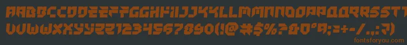 Tokyodriftersemital Font – Brown Fonts on Black Background