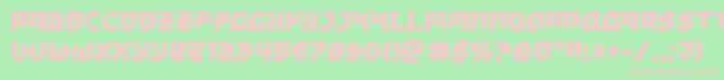 Tokyodriftersemital Font – Pink Fonts on Green Background