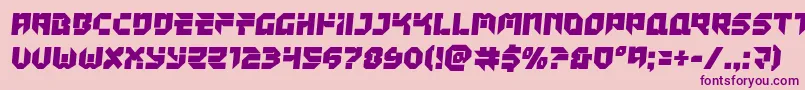 Tokyodriftersemital Font – Purple Fonts on Pink Background