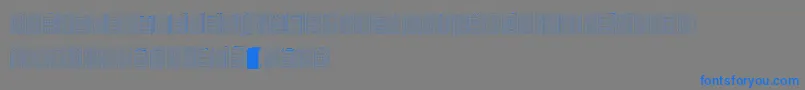 Block1900-Schriftart – Blaue Schriften auf grauem Hintergrund